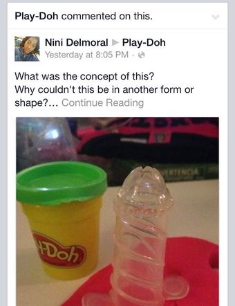 Play-Doh Deleting Toy Dildos From Its Facebook Page